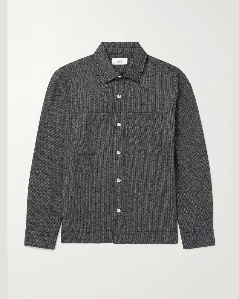 MR P. Hemdjacke aus Twill Grau