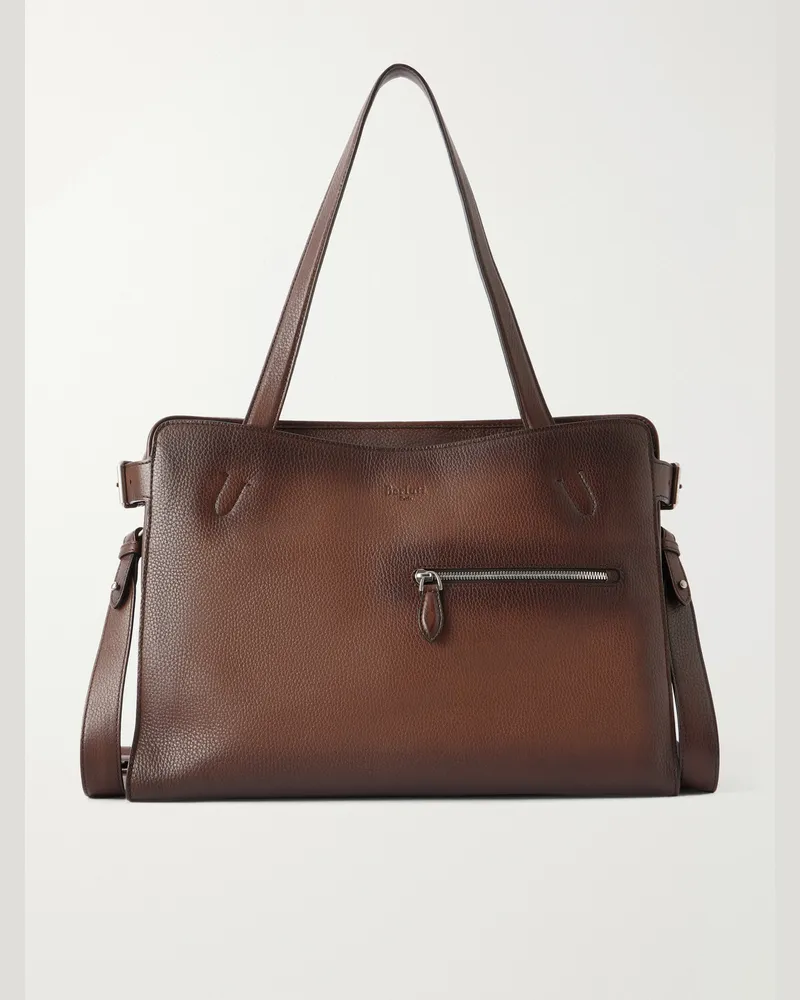 Berluti Un Jour De Plus Full-Grain Leather Tote Bag Brown