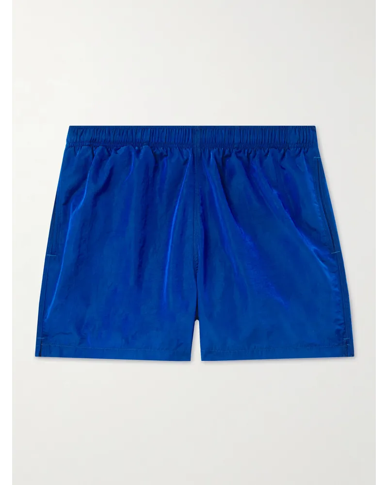 Arket Caspar gerade geschnittene Shorts aus Shell Blau