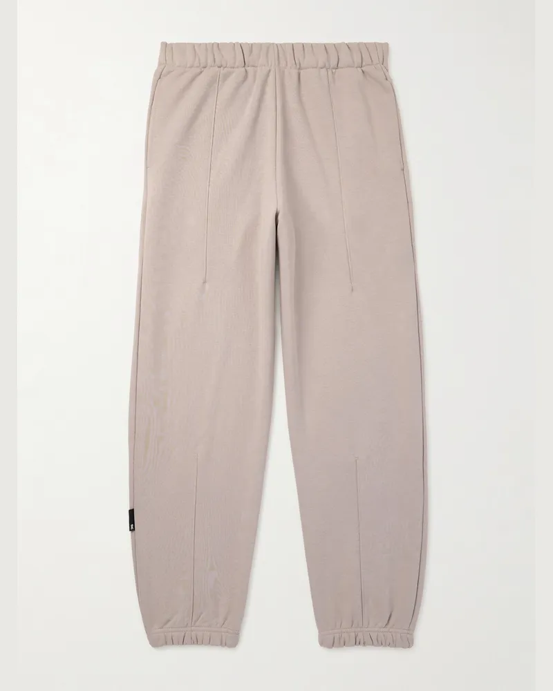 ON Club schmal zulaufende Jogginghose aus Jersey aus einer Biobaumwollmischung Neutral