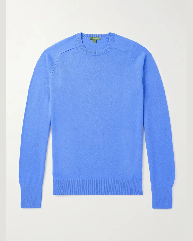 Sid Mashburn Pullover aus Kaschmir Blau