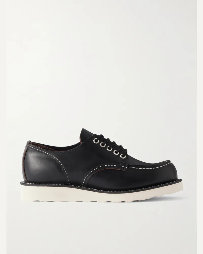 Red Wing Shoes 8079 Shop Moc Derby-Schuhe aus Oxford und geöltem Leder Schwarz