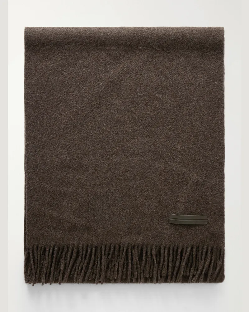 Ermenegildo Zegna Oasi Fringed Cashmere Scarf Unknown
