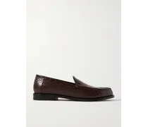 Ralone Loafers aus Leder mit Krokodileffekt