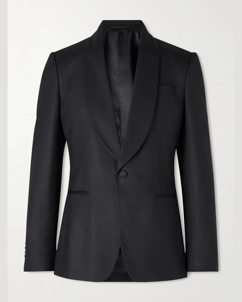 LARDINI Soirée Smokingjacke aus einer Schurwollmischung Schwarz