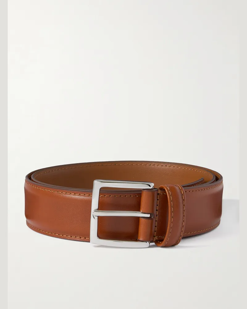 Anderson's 3.5cm Leather Belt Brown