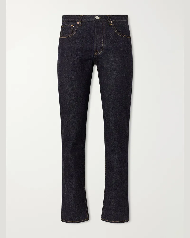 Fortela John Slim-Fit Straight-Leg Jeans Blue