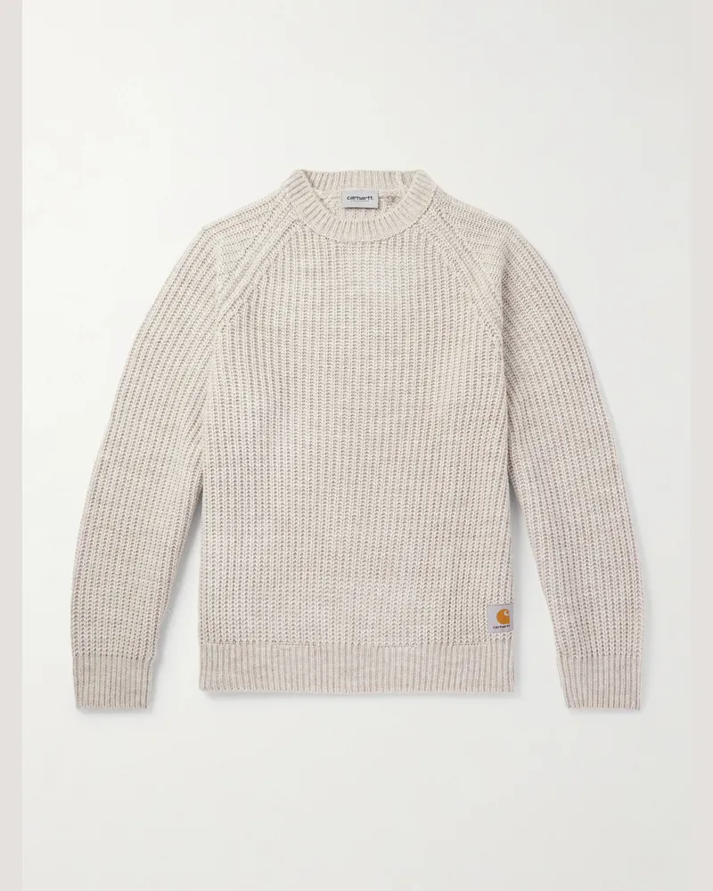 Carhartt WIP Firth Pullover aus Rippstrick mit Logoapplikation Neutral