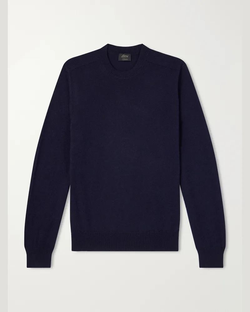 Brioni Cashmere Sweater Blue