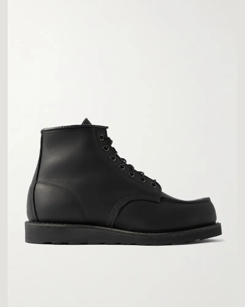Red Wing Shoes 8074 Classic Moc Stiefel aus Leder Schwarz