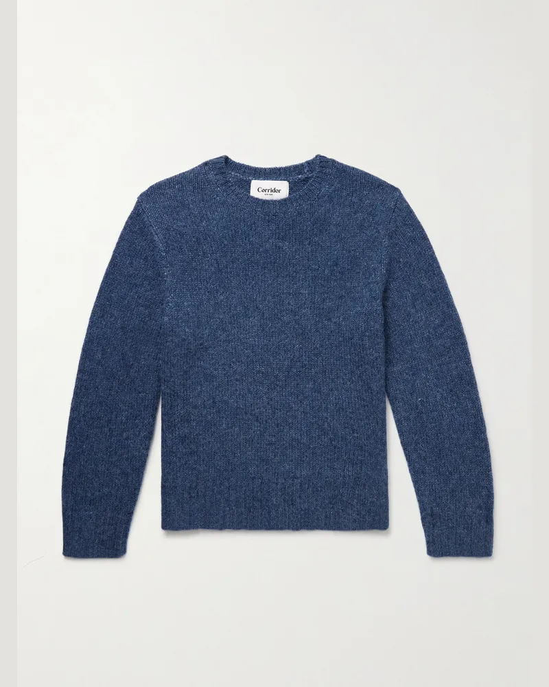Corridor Pullover aus einer Wollmischung Blau
