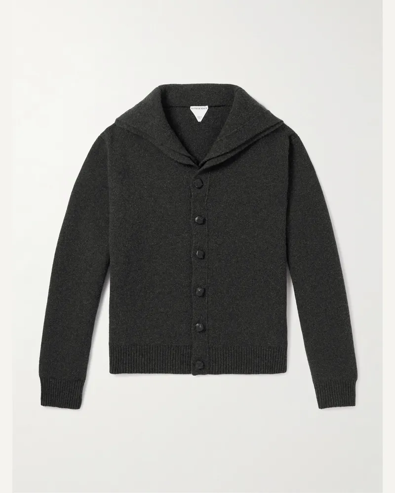 Bottega Veneta Wool Cardigan Gray