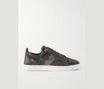 Louis Junior Camouflage-Print Nubuck Sneakers