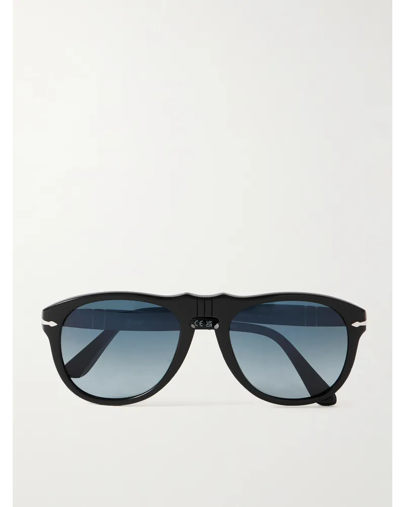 Persol Pilotensonnenbrille aus Azetat Schwarz