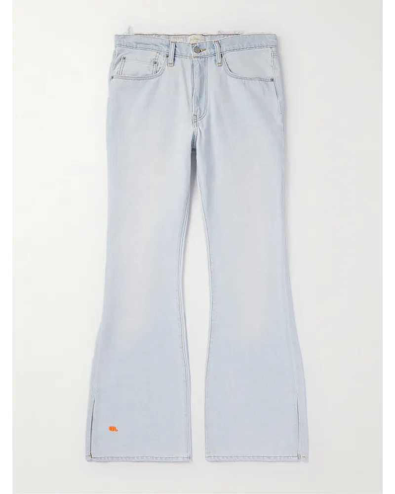 ERL Levi's Schmal geschnittene Bootcut-Jeans in Distressed-Optik Blau