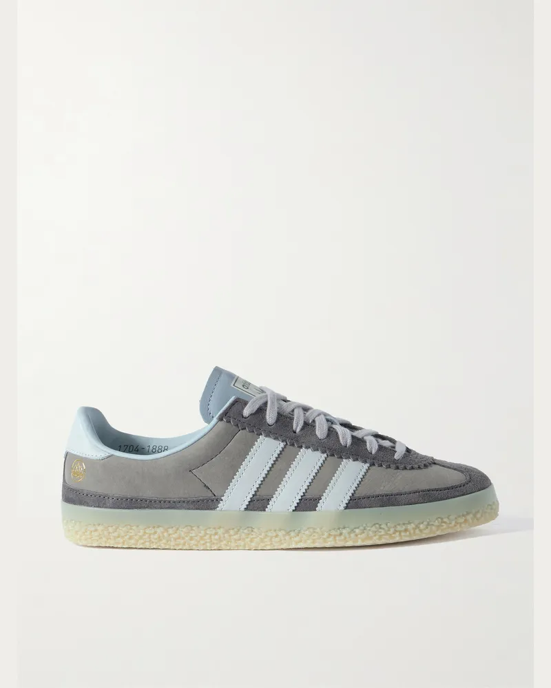 adidas Roelee SPZL Sneakers aus Nubukleder mit Besatz aus Veloursleder und Leder Grau