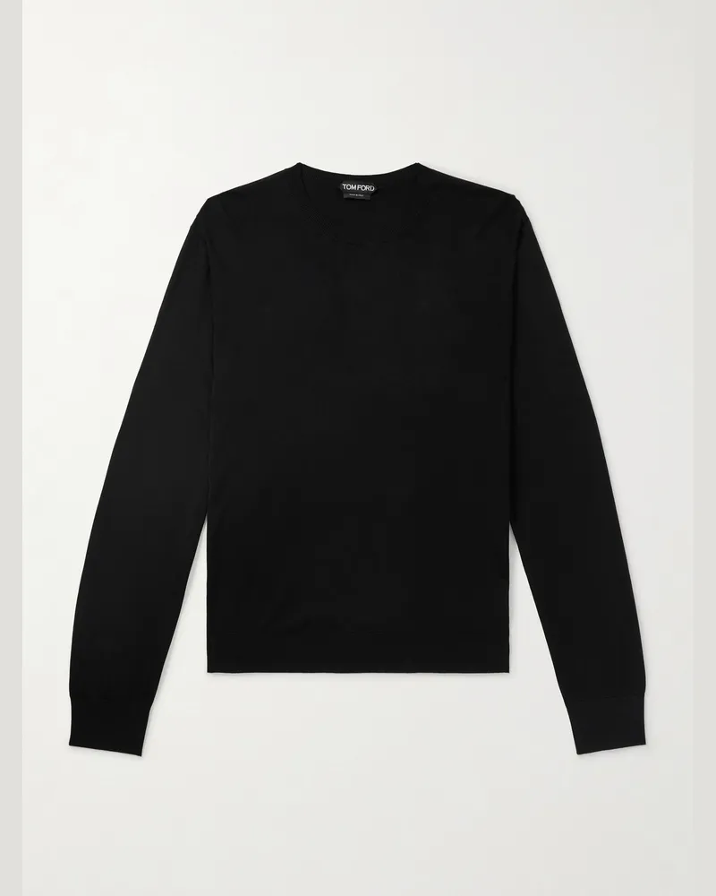 Tom Ford Silk Sweater Black