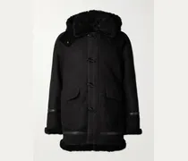 Oversized Shearling Duffle Coat