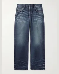 Acne Studios 2021M gerade geschnittene Jeans Blau