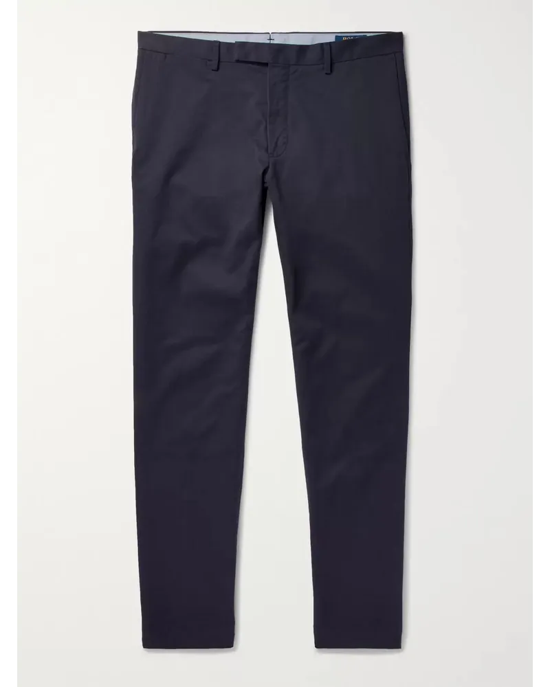 Ralph Lauren Schmal geschnittene Chino aus Stretch-Baumwoll-Twill Blau