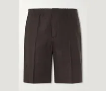 Oasi Straight-Leg Linen Shorts