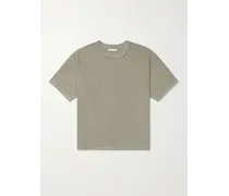 Reversed verkürztes T-Shirt aus Baumwoll-Jersey