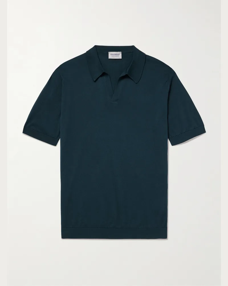 John Smedley Noah Polohemd aus Sea-Island-Baumwolle Grün