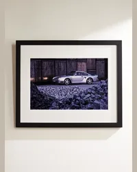 Sonic Editions 1987 Porsche 959 – Gerahmter Fotodruck, 41 x 51 cm Schwarz