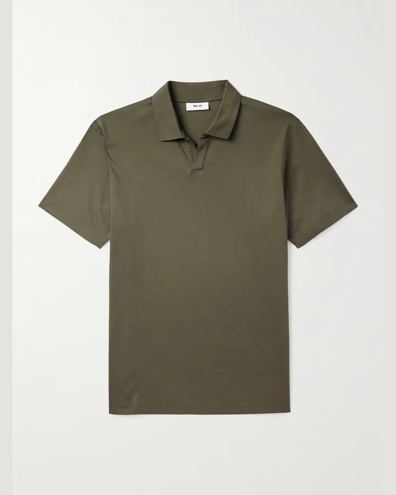 NN 07 Paul 3525 Organic Cotton Polo Shirt Green