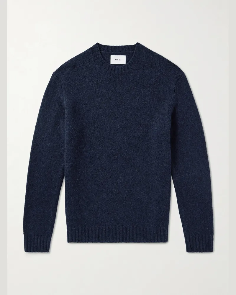 NN 07 Lee 6598 Merino Wool-Blend Sweater Blue