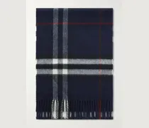 Fringed Checked Cashmere Scarf