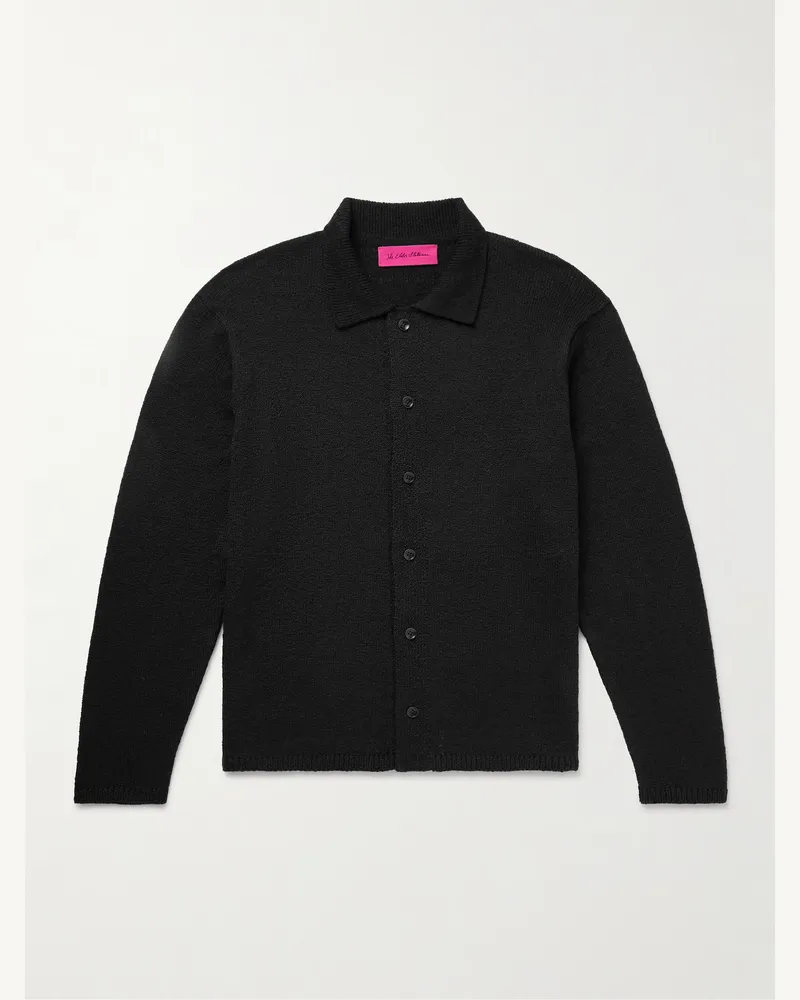 The Elder Statesman Nora Lite Cardigan aus Baumwolle Schwarz