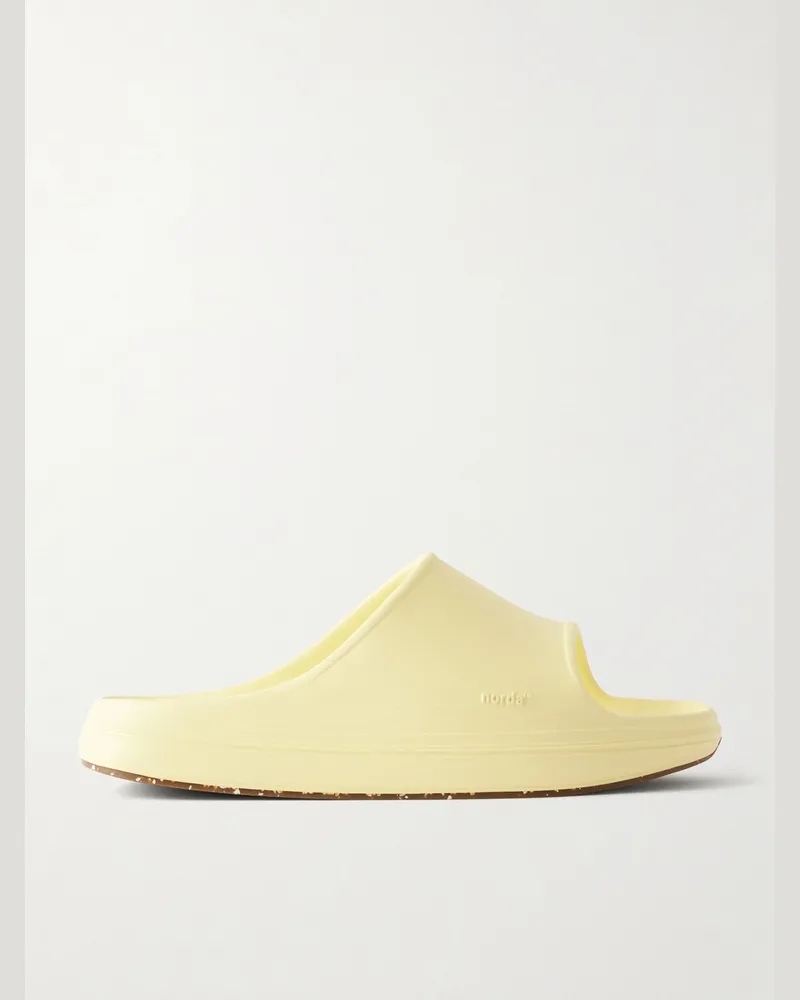 Norda 008 Rubber Slides Yellow