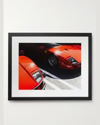 Sonic Editions 2018 Two Ferrari F40s – Gerahmter Fotodruck, 41 x 51 cm Mehrfarbig