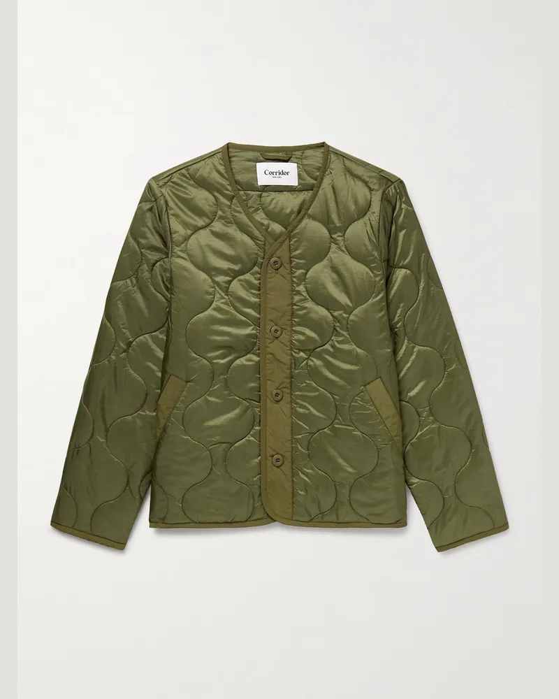 Corridor Quilted Ripstop Jacket Green