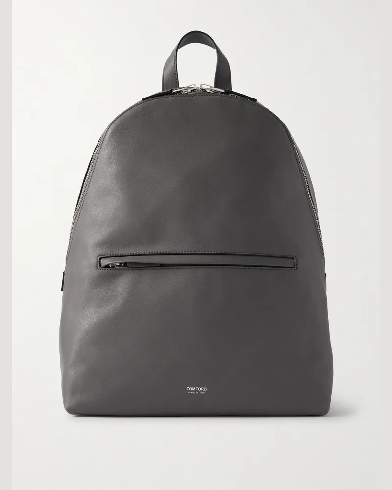 Tom Ford Rucksack aus Leder Grau