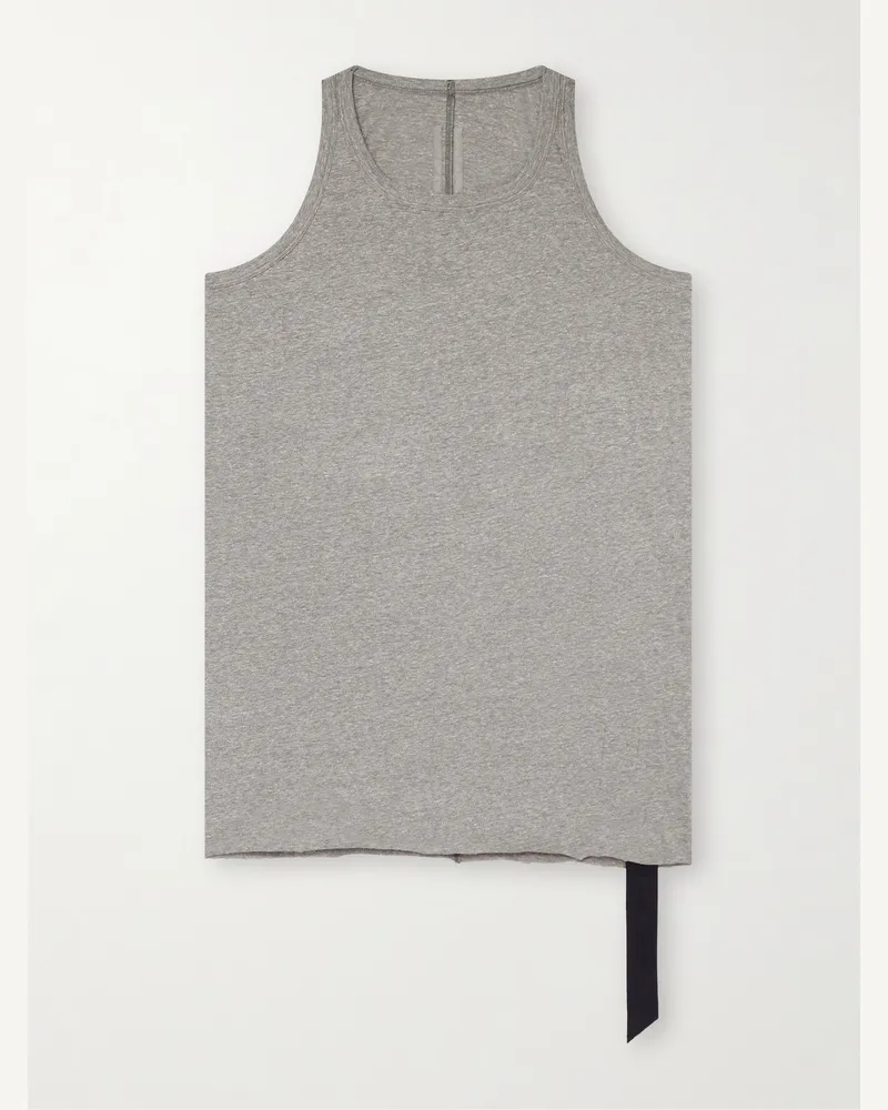 DRKSHDW by Rick Owens Cotton-Blend Jersey Tank Gray