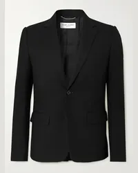 Saint Laurent Slim-Fit Virgin Wool-Gabardine Blazer Schwarz