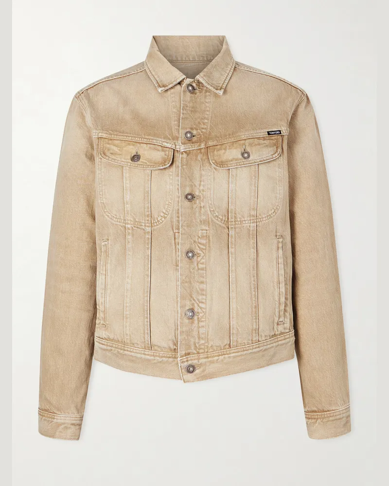 Tom Ford Denim Jacket Neutrals