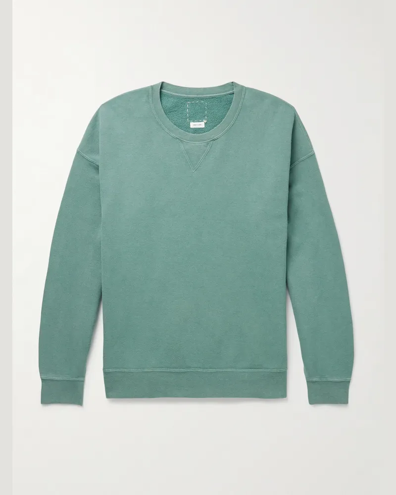 Visvim Jumbo SB Sweatshirt aus Baumwoll-Jersey Grün