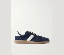Archer Leather-Trimmed Suede Sneakers