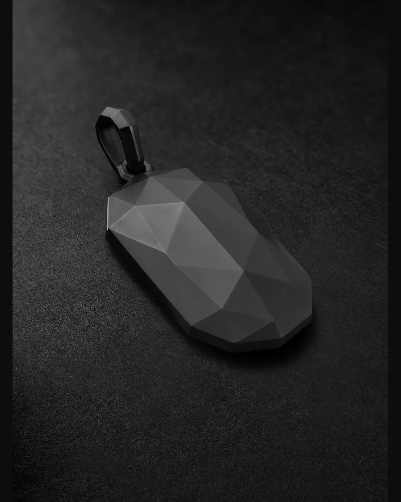 David Yurman Titanium Necklace Black