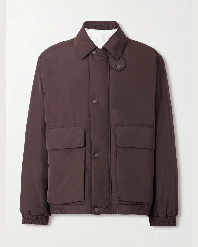 ATON Padded Shell Jacket Brown