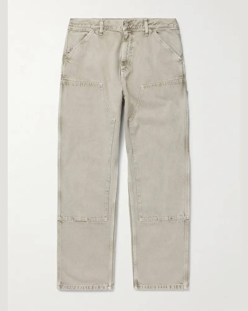 Carhartt WIP Double Knee gerade geschnittene Jeans Neutral