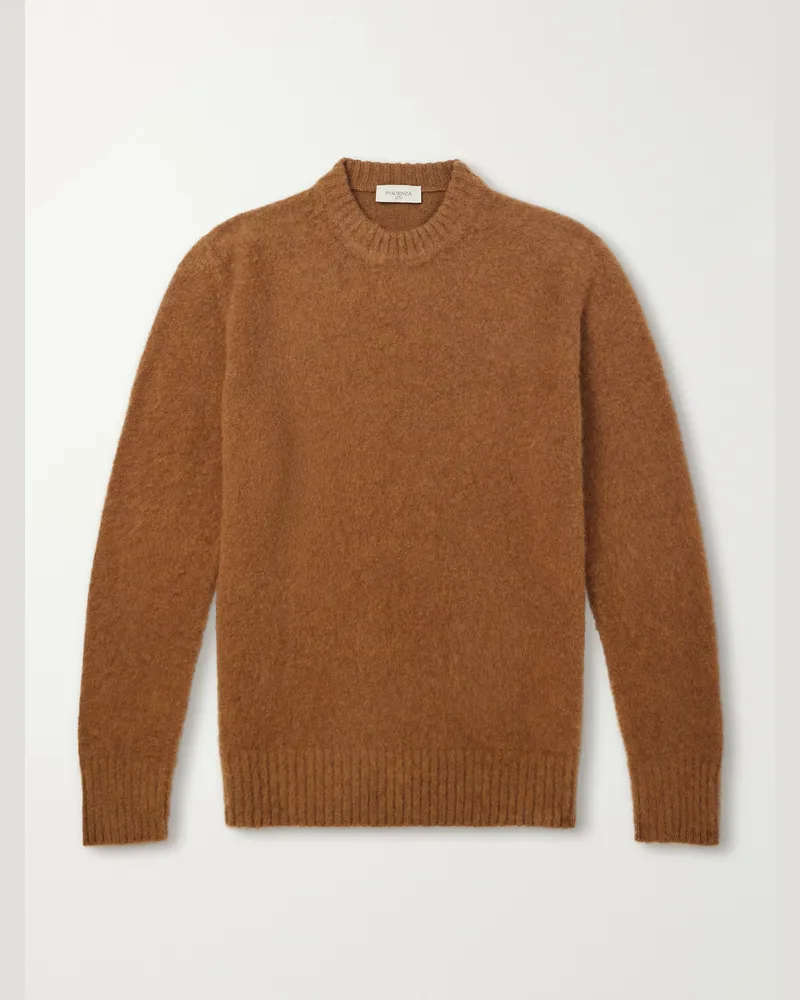 PIACENZA 1733 Virgin Wool Sweater Brown