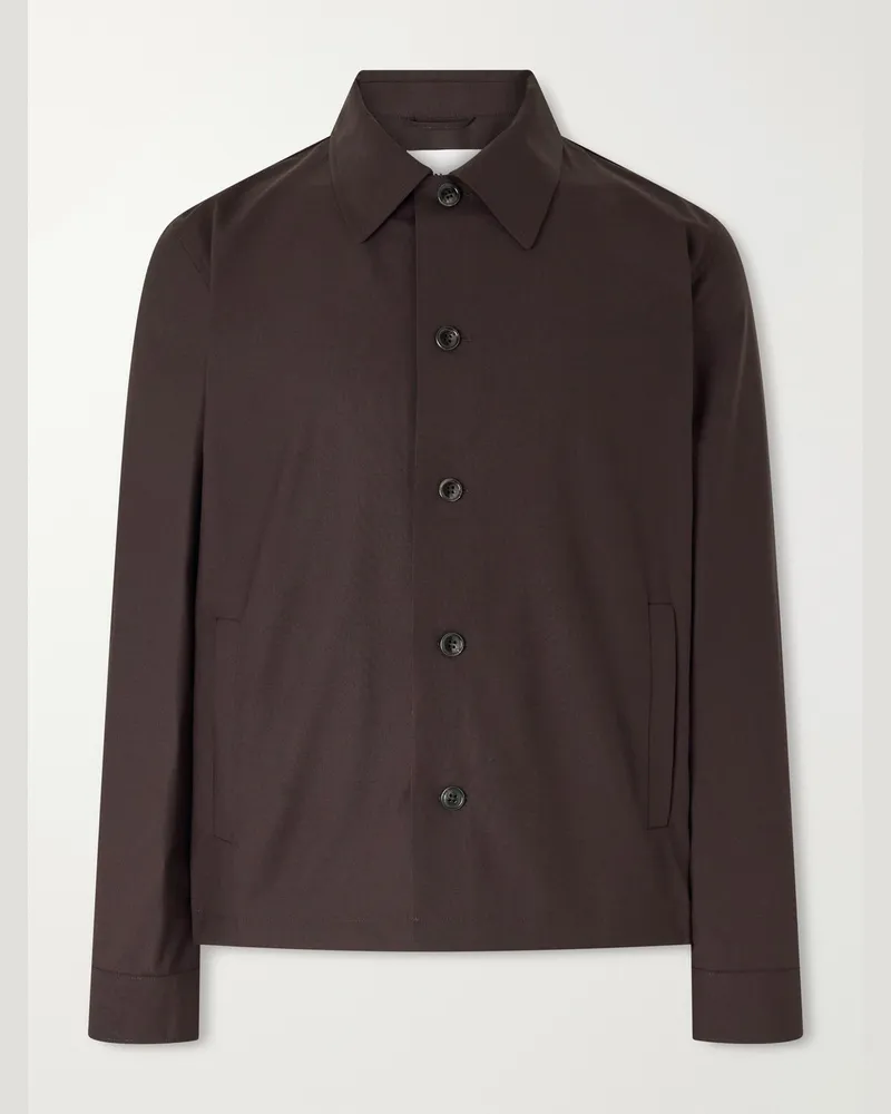 NN 07 Zander 10037 Recycled Woven Jacket Brown