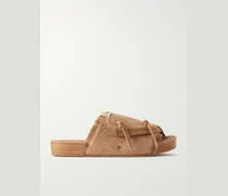 Christo Shaman Folk Suede Slides