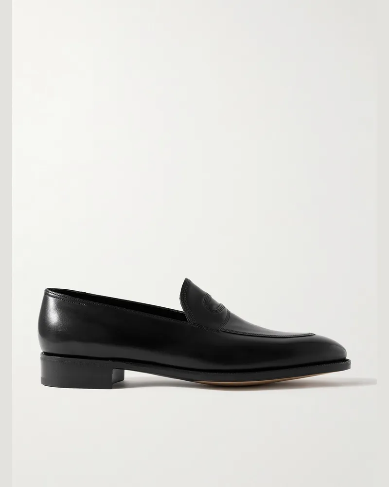 John Lobb Bill Leather Loafers Black