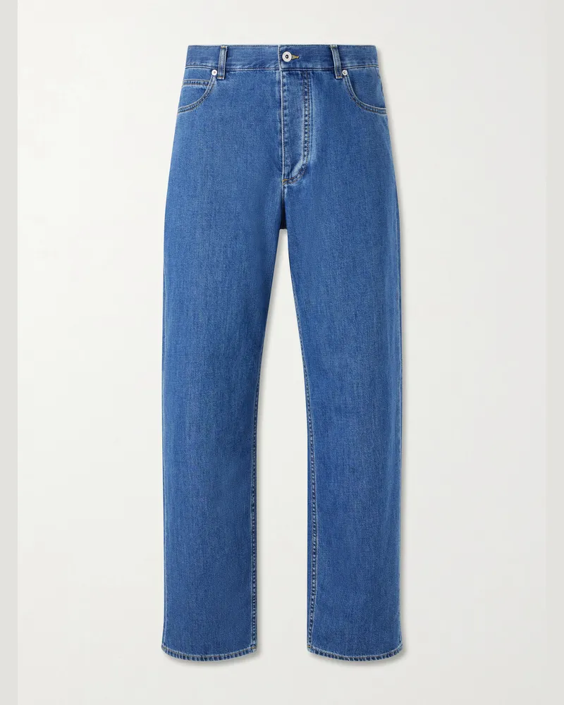 Bottega Veneta Straight-Leg Jeans Blue