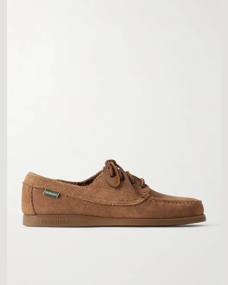 Sebago Askook Bootsschuhe aus strukturiertem Veloursleder Braun